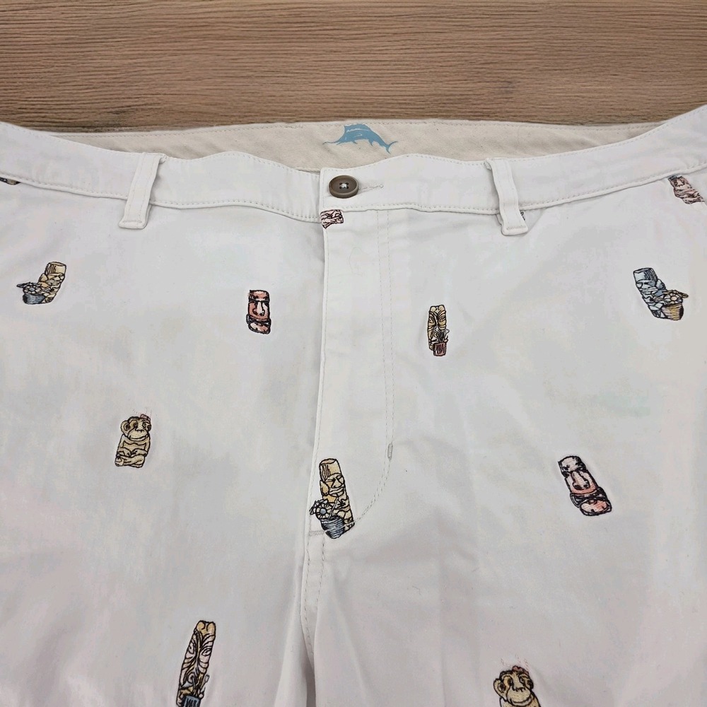 Tommy Bahama Men's 38x9 Tiki Time Boracay Shorts Beach Sand Stretch Vacay Pocket